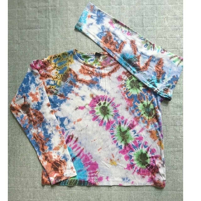 MALAIKA(マライカ)のMALAIKA ロングTシャツ エスニック タイダイ マライカ メンズのトップス(Tシャツ/カットソー(七分/長袖))の商品写真