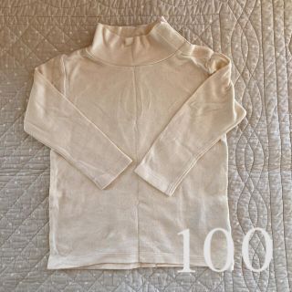 ムジルシリョウヒン(MUJI (無印良品))の無印良品　ハイネック　タートルネック　100(Tシャツ/カットソー)