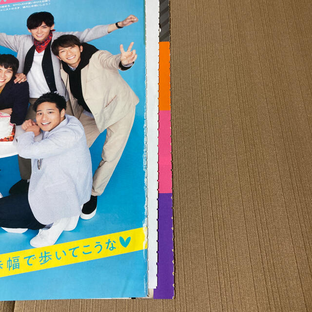 ジャニーズWEST(ジャニーズウエスト)のジャニーズWEST 切り抜き MYOJO 2019.6 エンタメ/ホビーの雑誌(アート/エンタメ/ホビー)の商品写真