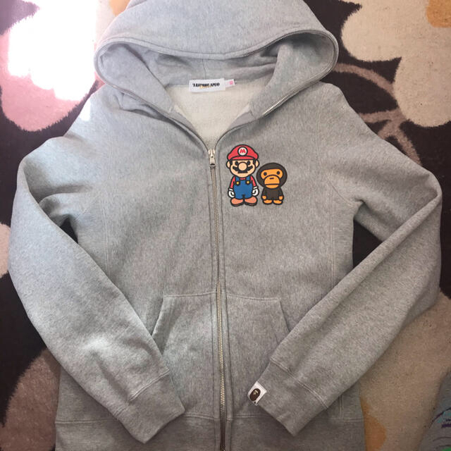 Ape マリオ×マイロ ジップ パーカー