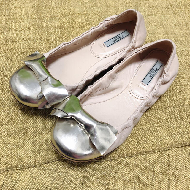 PRADA プラダ バレエシューズ フラットシューズ パンプス ベビーグッズ