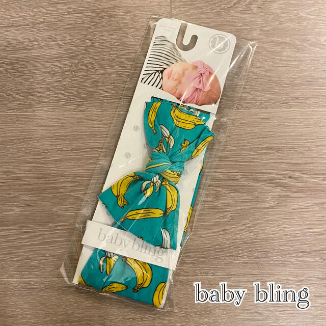 こども ビームス(コドモビームス)の【さち様専用】baby bling★ PRINTED KNOT ヘアバンド キッズ/ベビー/マタニティのこども用ファッション小物(帽子)の商品写真