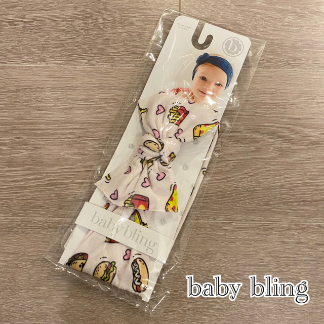 こども ビームス(コドモビームス)の【さち様専用】baby bling★ PRINTED KNOT ヘアバンド キッズ/ベビー/マタニティのこども用ファッション小物(帽子)の商品写真