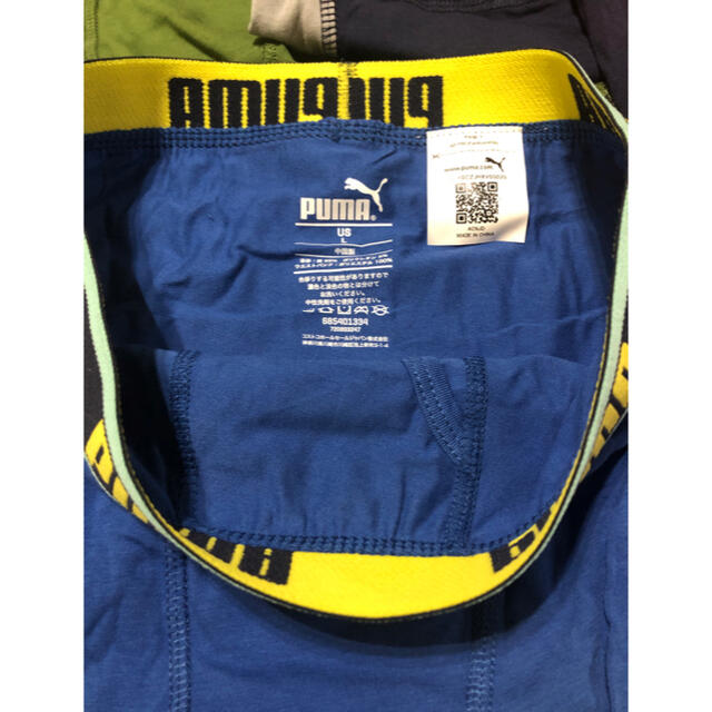 PUMA(プーマ)の新品未使用 PUMA BOY ボクサーパンツ 4枚セット　(8〜10歳） キッズ/ベビー/マタニティのキッズ服男の子用(90cm~)(下着)の商品写真