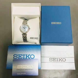 【新品】知的な貴女へ★セイコー ソーラー SEIKO 腕時計 レディース