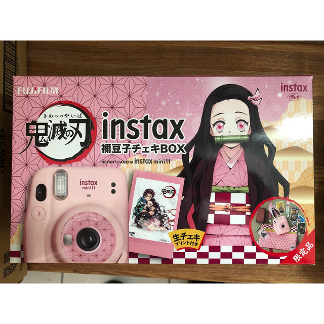 カメラinstax mini11 鬼滅の刃 禰????豆子チェキBOX チェキ インスタン