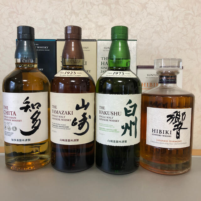 山崎、白州、響、知多 4本セット 山崎、白州、響、知多 4本セット