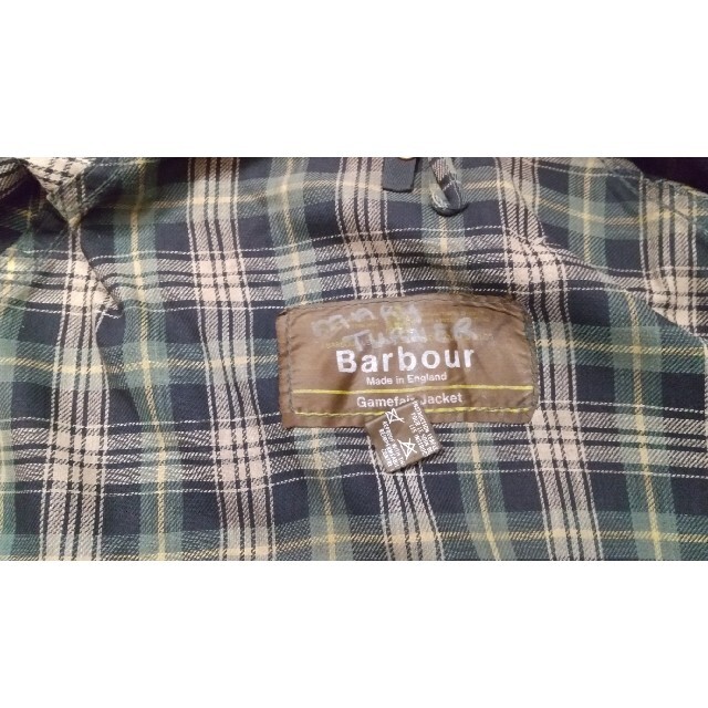 レア 1クレスト barbour バブアー gamefair オリーブ メンズSブルゾン