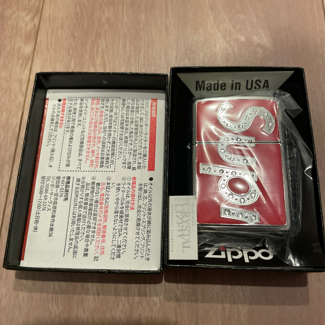 シュプリーム ジッポ Supreme Swarovski® Zippo®