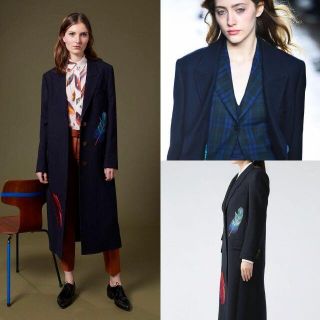 【美品】Paul Smith ポールスミス 17AW フェザー ジャケット パリ