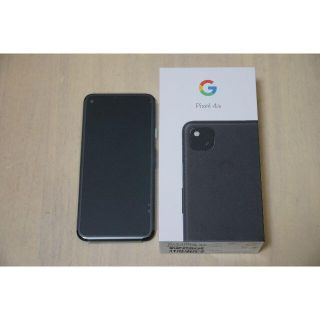 グーグルピクセル(Google Pixel)のGoogle Pixel 4a Just Black SIMロック解除(スマートフォン本体)