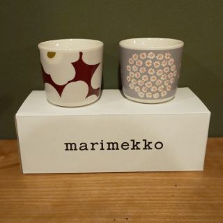 マリメッコ(marimekko)の《1月3日までお値下げ中》marimekko /2020AWラテマグ/2個セット(グラス/カップ)