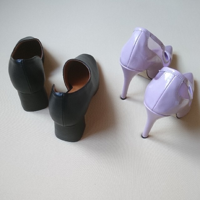 未使用  パンプス 2足セット レディースの靴/シューズ(ハイヒール/パンプス)の商品写真