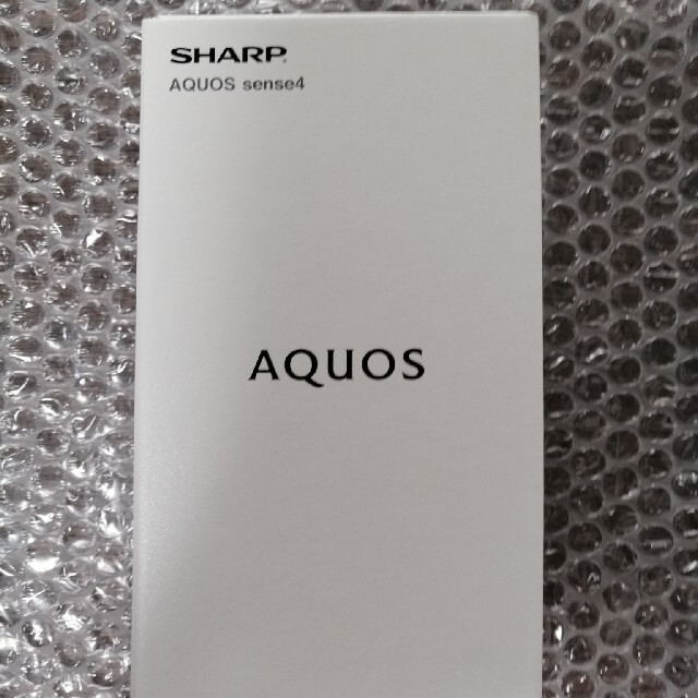 【新品】AQUOS Sense4 SH-M15（シルバー）SIMフリー