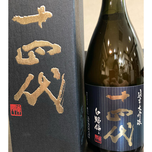 【6本セット】十四代 純米大吟醸 白鶴錦 720ml 食品/飲料/酒の酒(日本酒)の商品写真