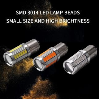 s25 LED ホワイト　ダブル球　ピン段違い180度(汎用パーツ)