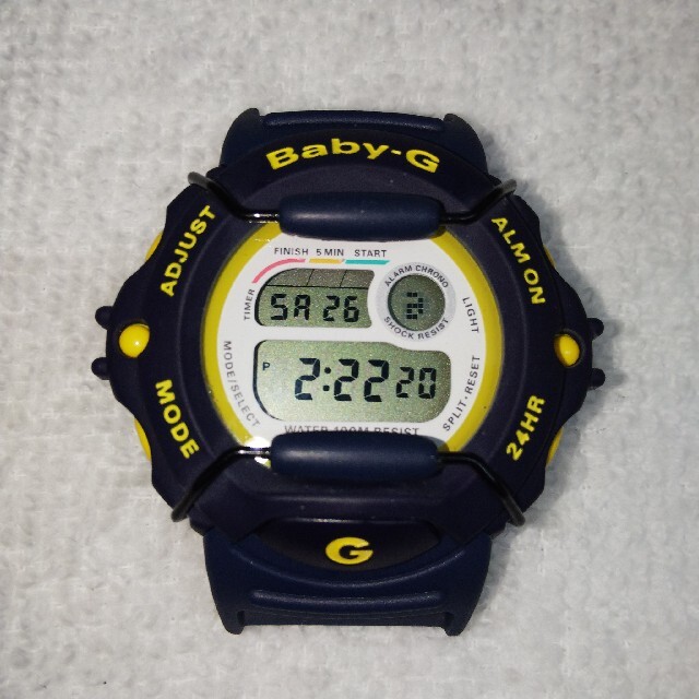 Baby-G(ベビージー)のカシオ Baby-G BG-341 G-LIDE（電池交換済み） レディースのファッション小物(腕時計)の商品写真