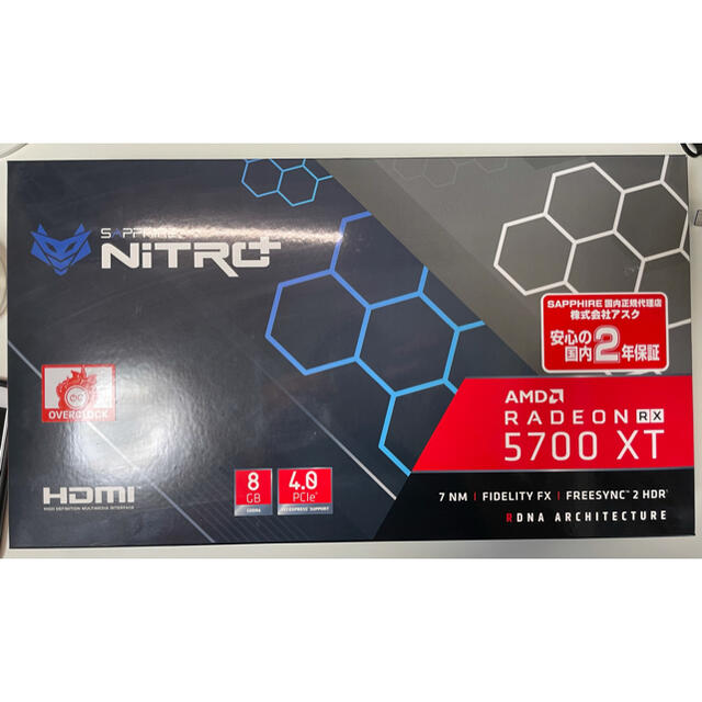 SAPPHIRE NITRO+ RADEON RX 5700 XTPCパーツ