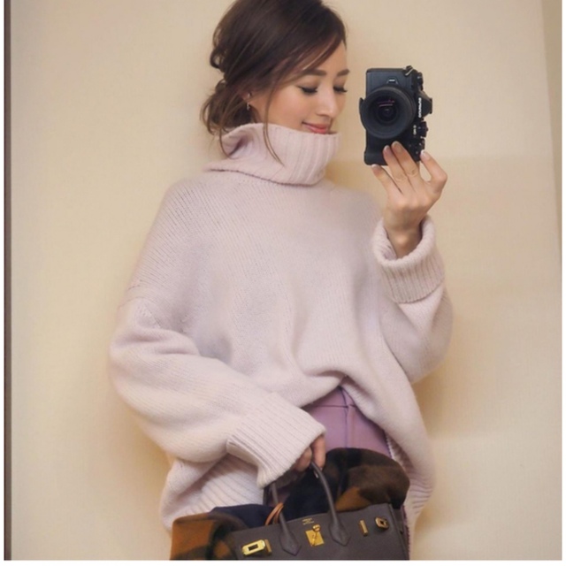 美品 ギャルリーヴィー ファインウール タートルネック ニット 美品 ギャルリーヴィー ファインウール タートルネック ニット