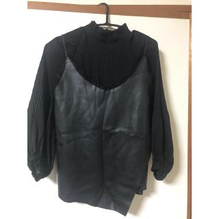 ザラ(ZARA)のシフォンブラウスとキャミベスト(シャツ/ブラウス(長袖/七分))