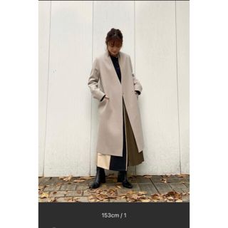 ユナイテッドアローズ(UNITED ARROWS)のエクストラウールVネックコート　/Vネックコート / ロングコート(ロングコート)