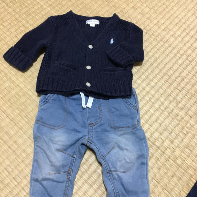 Ralph Lauren(ラルフローレン)のラルフローレン カーディガン 60 70 3M キッズ/ベビー/マタニティのベビー服(~85cm)(カーディガン/ボレロ)の商品写真