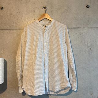 ビューティアンドユースユナイテッドアローズ(BEAUTY&YOUTH UNITED ARROWS)のMHL. ストライプ　スタンドカラーシャツ(シャツ)