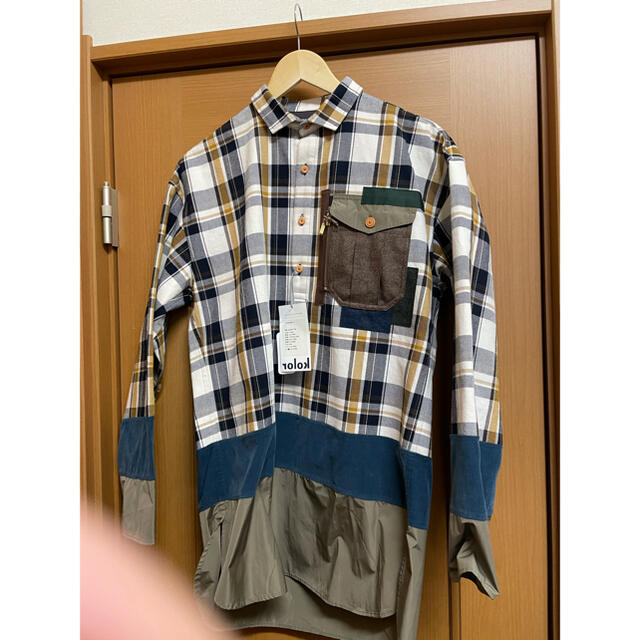 kolor(カラー)のkolor チェックワークシャツ 17aw メンズのトップス(シャツ)の商品写真