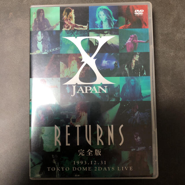 X　JAPAN　RETURNS　完全版　1993．12．31 DVD