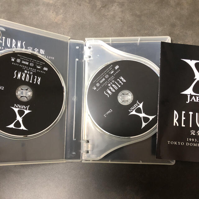 X　JAPAN　RETURNS　完全版　1993．12．31 DVD 2