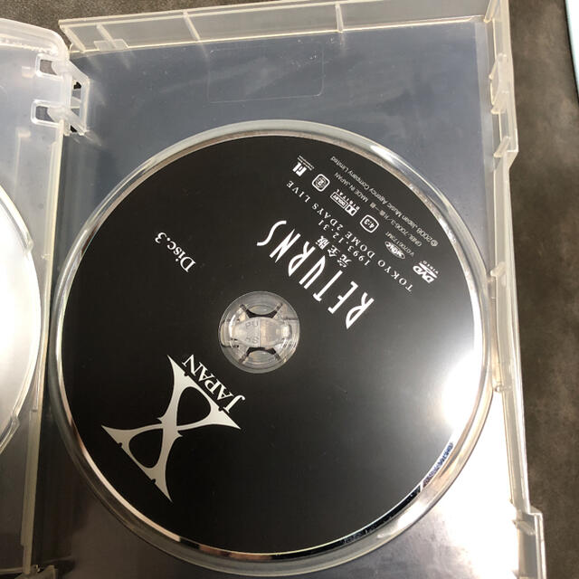 X　JAPAN　RETURNS　完全版　1993．12．31 DVD 3