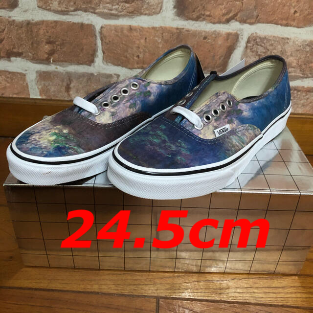 VANS x MoMA Authentic モネ 睡蓮 24.5cmレディース