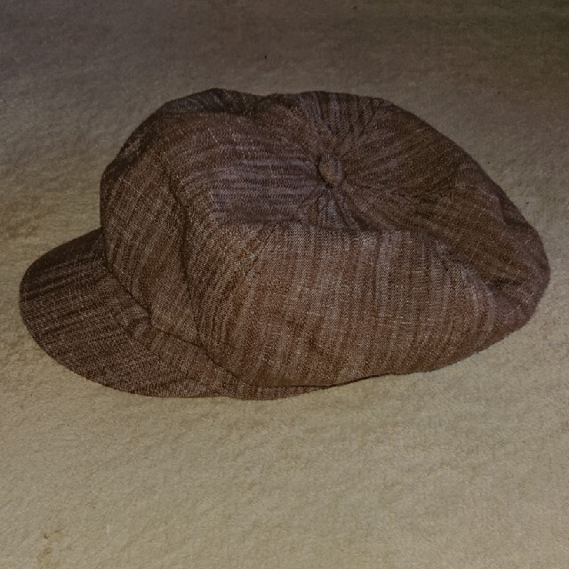 茶色キャスケット メンズの帽子(キャスケット)の商品写真