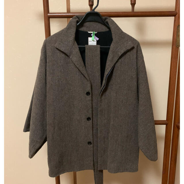 SOU・SOU(ソウソウ)のSOU•SOU 角袖外套 袷 短丈 レディースのジャケット/アウター(その他)の商品写真