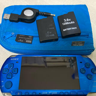 プレイステーションポータブル(PlayStation Portable)のPSP3000 ブルー(家庭用ゲーム機本体)