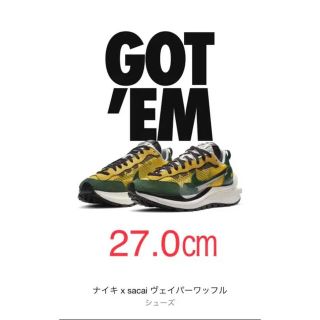 ナイキ(NIKE)のにゃろう様専用　NIKE sacai  ヴェイパーワッフル 27.0cm(スニーカー)