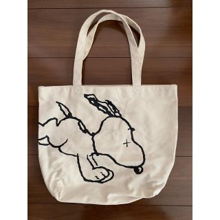 【新品未使用】PEANUTS KAWS コラボ UNIQLO トートバッグ