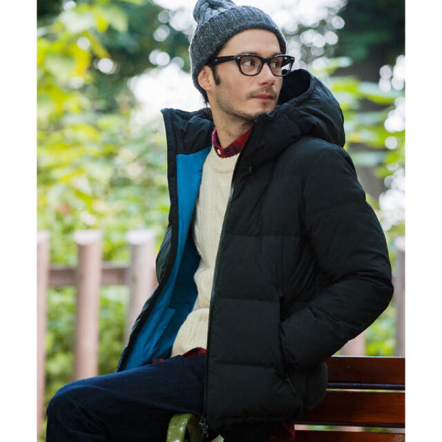 UNITED ARROWS green label relaxing(ユナイテッドアローズグリーンレーベルリラクシング)のGLR BASIC HOOD ダウンジャケット メンズのジャケット/アウター(ダウンジャケット)の商品写真