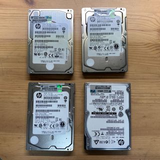 ヒューレットパッカード(HP)の【 4個セット】HPハードディスク 300GB SAS(PCパーツ)