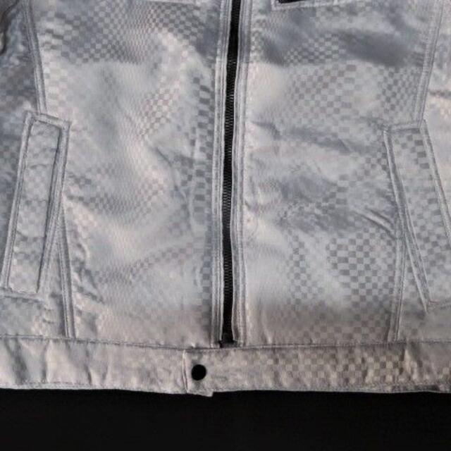 No8330 防寒ブルゾン ⑫シルバーM-1着 限り メンズのジャケット/アウター(ライダースジャケット)の商品写真