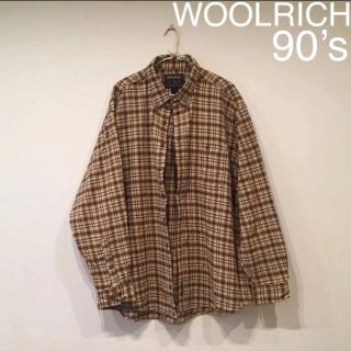 ウールリッチ(WOOLRICH)のWOOLRICH ウールリッチ ロゴタグ入りネルシャツ(シャツ)