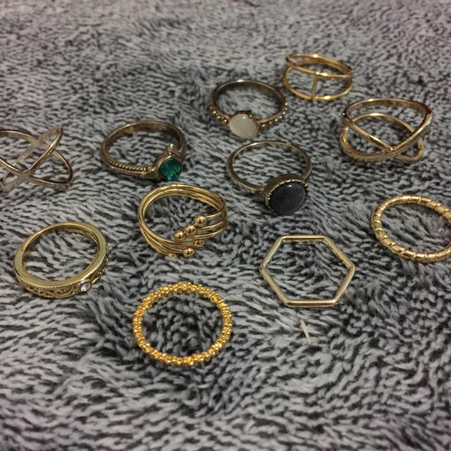 MURUA(ムルーア)のリング 11点セット レディースのアクセサリー(リング(指輪))の商品写真