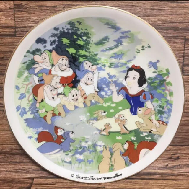 お皿☆プレート☆ディズニー☆白雪姫☆スノーホワイト☆三郷食器☆食器 | フリマアプリ ラクマ