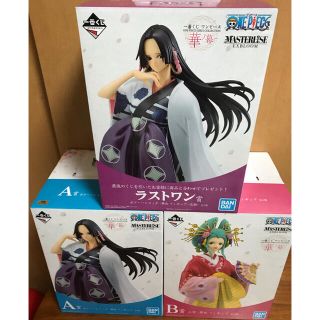 バンダイ(BANDAI)の一番くじ ワンピース GIRL’S COLLECTION 華ノ幕　フィギュア3点(キャラクターグッズ)