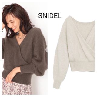 スナイデル(SNIDEL)のSNIDEL スナイデル  ラメラクーンプルオーバー　ニット(ニット/セーター)