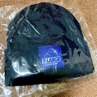 エクストララージ(XLARGE)の専用❤️エクストララージ ニット帽 帽子 キッズ 新品未使用 ネイビー(帽子)