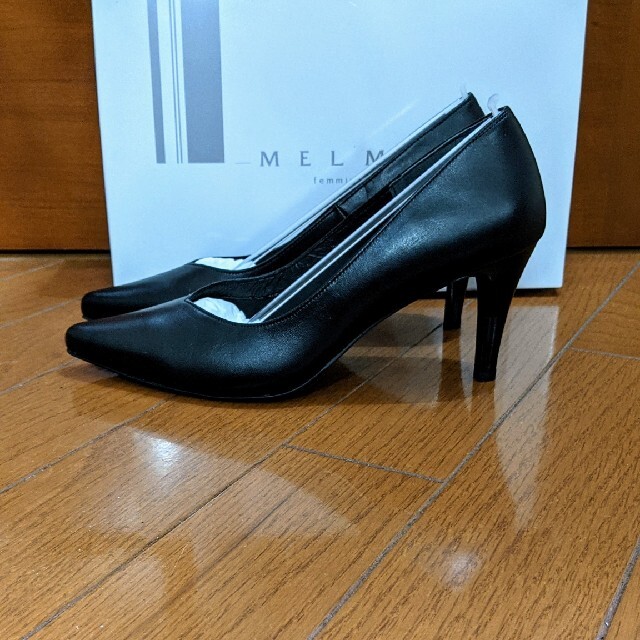 MELMO(メルモ)のMELMO メルモ パンプス✨新品/未使用✨ブラック レディースの靴/シューズ(ハイヒール/パンプス)の商品写真