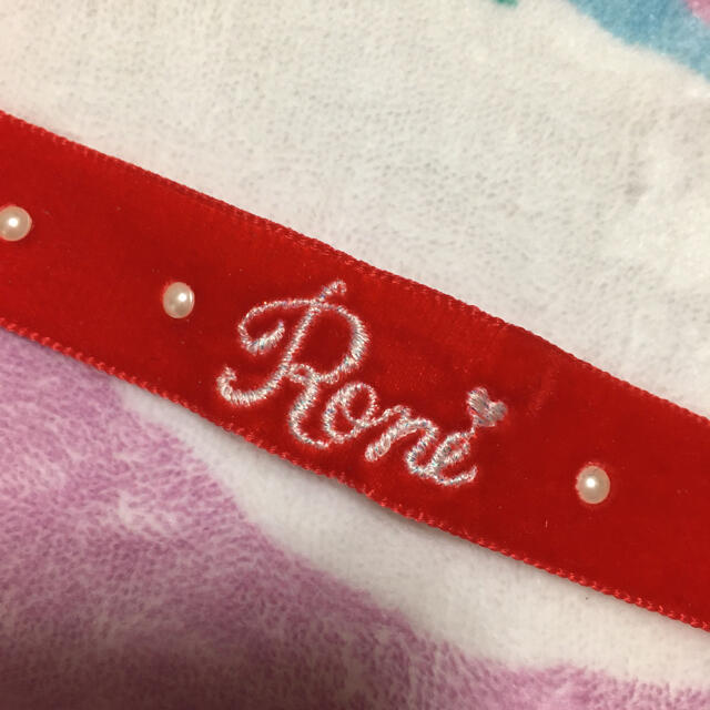 RONI(ロニィ)の61🌸RONI🌸チョーカー🌸赤 キッズ/ベビー/マタニティのこども用ファッション小物(その他)の商品写真