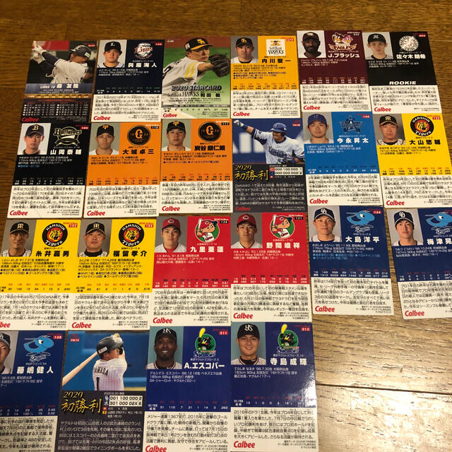 カルビー(カルビー)のプロ野球チップスカード 2020 エンタメ/ホビーのタレントグッズ(スポーツ選手)の商品写真