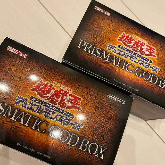 遊戯王(ユウギオウ)の【未開封 新品】 遊戯王 PRISMATIC GOD BOX ２箱セット エンタメ/ホビーのトレーディングカード(Box/デッキ/パック)の商品写真